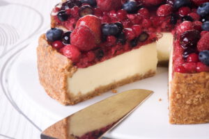 Cheesecake s lesními plody